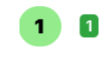 Custom Bootstrap 4 badge with bslib. Left: custom badge, right: default badge.