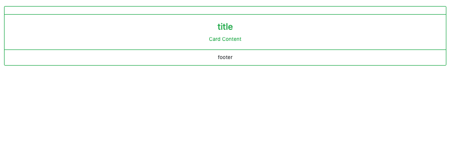 Bootstrap 4 card within a simple app