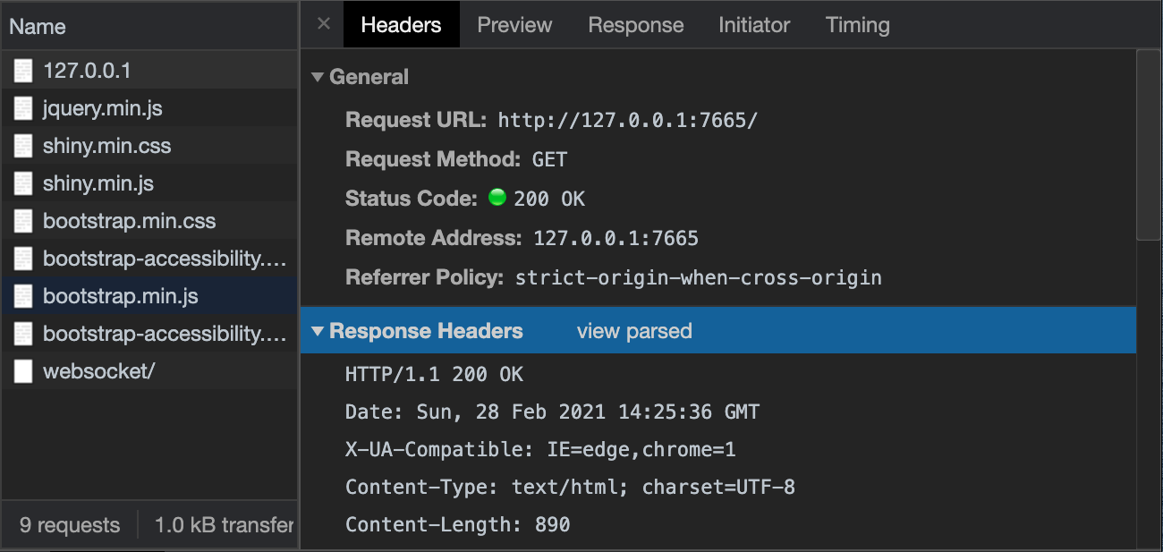 Details about an HTTP request.
